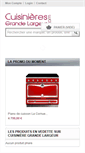 Mobile Screenshot of cuisinieresgrandelargeur.com
